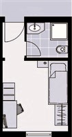 Grundriss Einzelzimmer