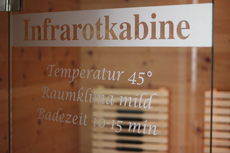 Infrarotkabine Hotel Veldensteiner Forst