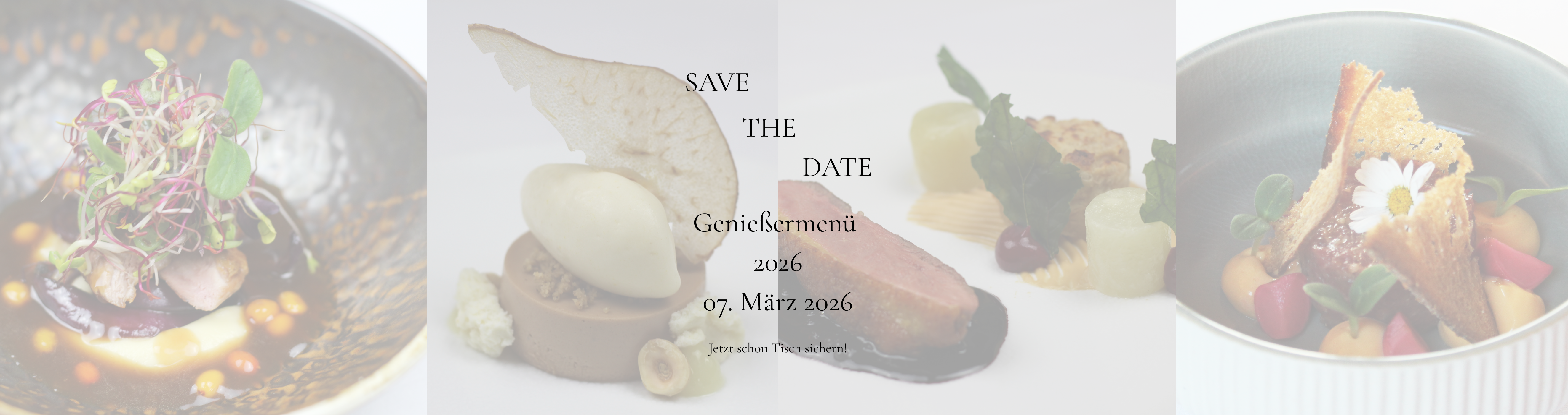 Genießermenü 2026 Banner